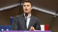 US Conservative activist Charlie Kirk