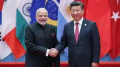 नरेंद्र मोदी आणि शी जिनपिंग