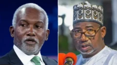  Ambasada Yusuf Maitama Tuggar da Gwamna Bala Mohammed