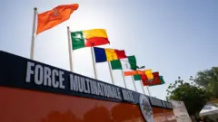 Flags of di Multinational Joint Task Force