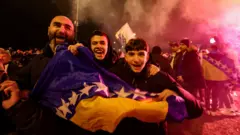 Slavlje sa zastavom u Sarajevu