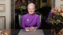 La reina Margarita II de Dinamarca