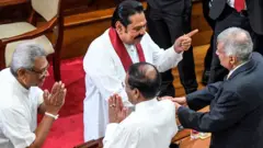 මහින්ද රාජපක්ෂ, රනිල් වික්‍රමසිංහ, මෛත්‍රීපාල සිරිසේන, ගෝඨාභය රාජපක්ෂ
