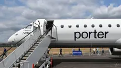 Un avion al companiei Porter Airlines