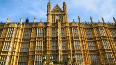 Здание Палаты Лордов в Лондоне