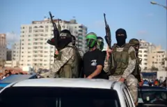 Hamas'ın silahlı kanadı İzzeddin El Kassam Tugayları 