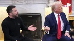 Зеленский и Трамп спорят в Овальном кабинете