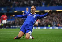 Eden Haazaardi, bara 2016 yeroo Cheelsiif taphatu Maanchister Yuunaayitid irratti galchi lakkoofsisuun yeroo gammachuu ibsatu