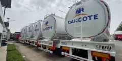Wasu motocin Dangote a matatarsa