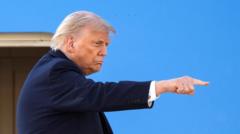 Trump'ın Ankara'daki dramatik uçak değişikliği, kişisel risklerine dair bir ipucu haber görseli