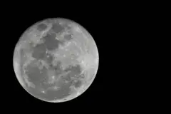 La Luna vista desde el cielo de Venezuela
