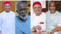 Ụfọdụ ndị na-azọ ọkwa gọvanọ n'Imo Steeti