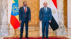 ቀዳማይ ሚኒስተር ኣብይ ኣሕመድን ፕረዚደንት ኣል ሲሲን