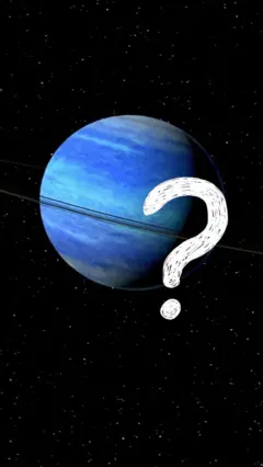 कालो आकाशमा एउटा ग्रहको प्रतीकात्मक चित्राङ्कन