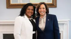 Wanda Kagan e Kamala Harris na atualidade