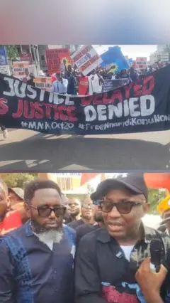 Free Nnamdi Kanu protest in Abuja