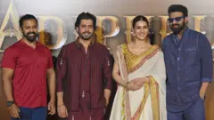 ছবির প্রোমোশনে আদিপুরুষের অভিনেতা-অভিনেত্রীরা