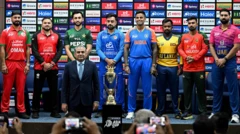 ආසියානු කුසලානය නියෝජනය කරන කණ්ඩායම්වල නායකයින්