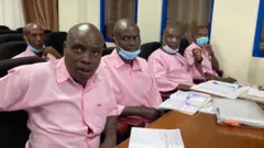 Bamwe mu bahoze ari abakuru b'umutwe wa FDLR imbere y'urukiko rw'i Nyanza kuwa kane 