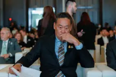 Srettha Thavisin, Thailand's prime minister, during the Thailand Economic Outlook 2024 conference in Bangkok, Thailand