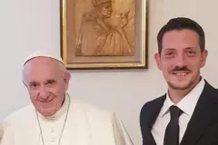 José Ignacio com seu tio, Jorge Mario