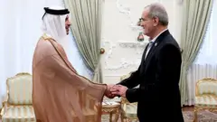 پزشکیان و وزیر خارجه قطر