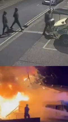 pozar ambulantna kola london