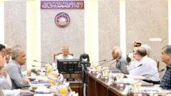 বাংলাদেশের অন্তর্বর্তী সরকারের উপদেষ্টাদের একটি বৈঠক 