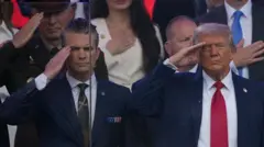 Глава Пентагона Пит Хегсет и президент США Дональд Трамп