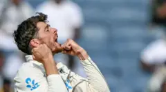 மிட்செல் சான்ட்னர், இந்தியா - நியூசிலாந்து