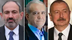 پاشینیان پزشکیان و علی اف