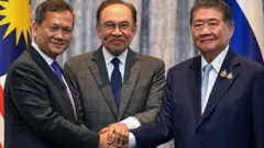 лідери Таїланду, Камбоджі та Малайзії