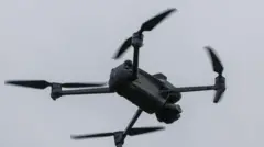 беспилотник в воздухе