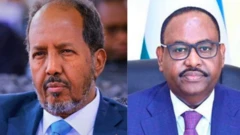 Madaxwaynaha maamul goboleedka Puntland Saciid Cabdulahi Deni oo maanta khudbad jeedinayay ayaa sheegay in Puntland aysan qeyb ka ahayn go'aanadaasi.