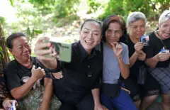 ภาพการหาเสียงของมัลลิกา
