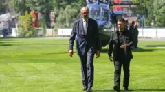 Фрідріх Мерц і Володимир Зеленський у Берліні