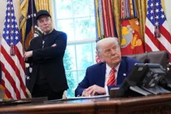 Trump e Musk na Casa Branca