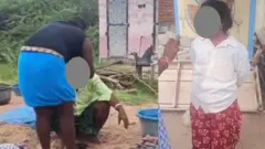 మహిళను చెట్టుకు కట్టి వివస్త్రను చేసి, హింసిస్తున్నట్లుగా ఉన్న వీడియో ఒకటి తెలుగు రాష్ట్రాల్లో సోషల్ మీడియాలో వైరల్ అయింది