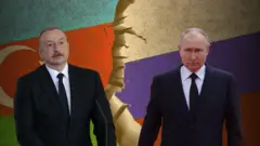 پوتین و علی‌اف