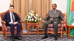 ኣምባሳደር ሹአ ቢንግ ምስ ፕረዚደንት ኢሳይያስ ኣፈወርቂ ኣብ ኣስመራ፡ 15 ታሕሳስ 2023