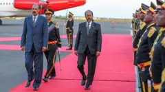 መራሕቲ ኤርትራን ሶማልያ ኣብ መዓርፎ ነፈርቲ ኣስመራ