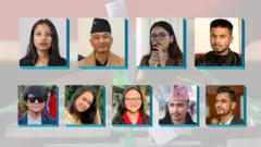 माथिल्लो लहरमा बायाँबाट क्रमशः रक्षा बम, सुधन गुरुङ, भावना राउत र पुरुषोत्तम यादव; तल बायाँबाट क्रमशः उपार्जङ चाम्लिङ, किशोरी कार्की, टासी लाजोम, केपी खनाल र भूपदेव शाह