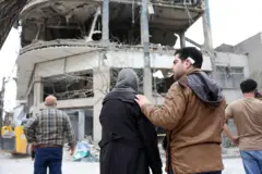 تخریب دفتر یک تلویزیون قطری در حمله به میدان هروی تهران