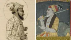 दारा शिकोह (बाएं) और औरंगज़ेब (दाएं) की तस्वीर.
