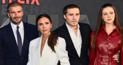 Beckham ailesinin Netflix belgeseli döneminde çekilmiş fotoğrafı.