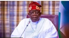 Aworan Aarẹ Bola Tinubu