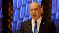 นายเบนจามิน เนทันยาฮู นายกรัฐมนตรีอิสราเอล