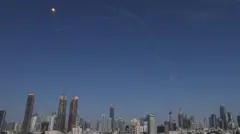 صواريخ إيرانية في سماء إسرائيل