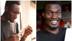 Collage of better and anoda man who dey stake bet dey check en slip 