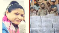 ਮਨਦੀਪ ਕੌਰ ਤੇ ਪੁਲਿਸ ਦੀ ਫੋਟੋ